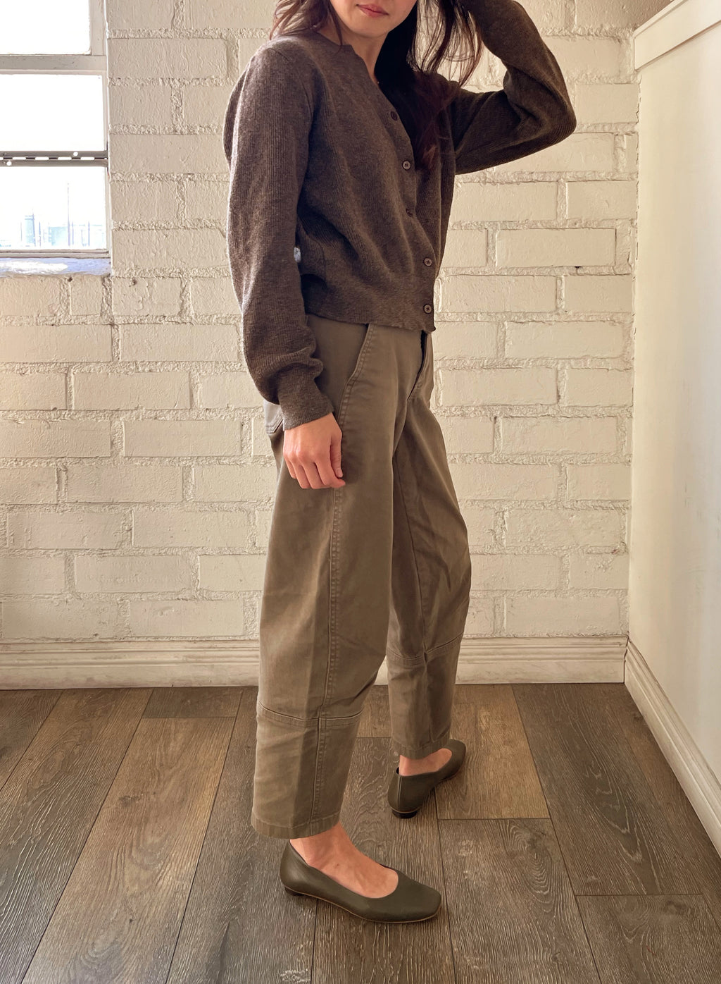 CLARA CARDIGAN - BROWN