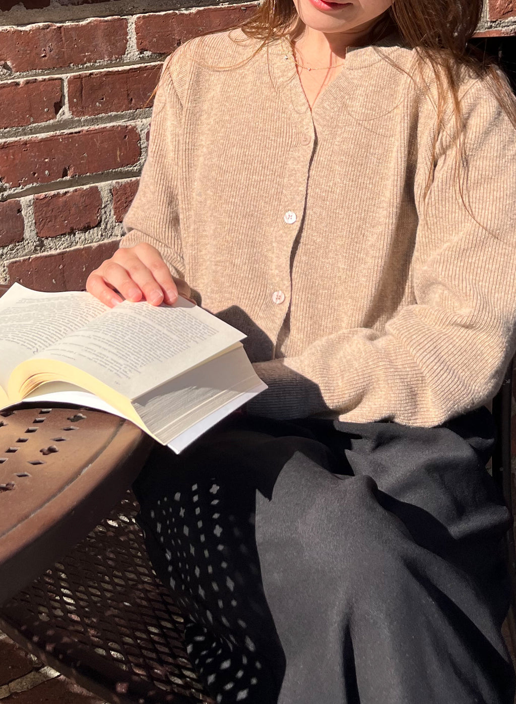 CLARA CARDIGAN - MOCHA