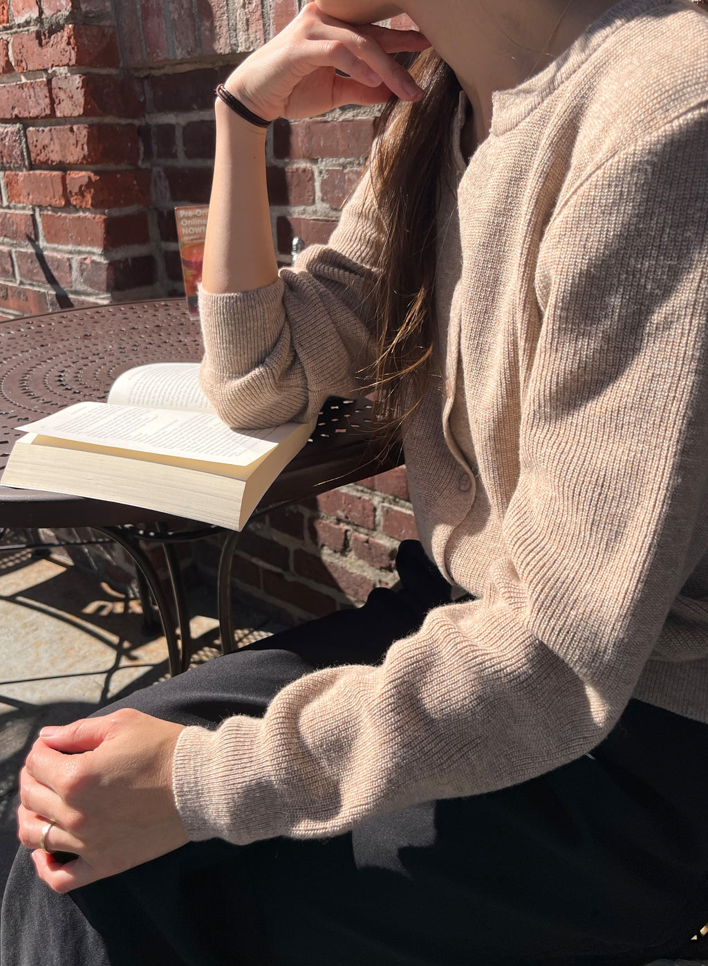 CLARA CARDIGAN - MOCHA