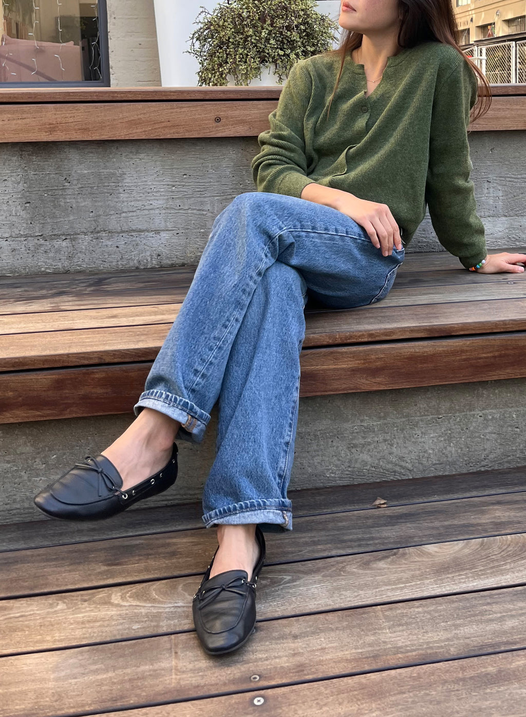 CLARA CARDIGAN - OLIVE